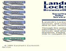 Tablet Screenshot of landreths.com
